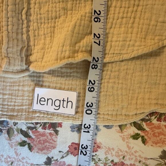 J Crew Factory Mens Short Sleeve Gauze Button Up Shirt Large Casual Preppy - Picture 6 of 11